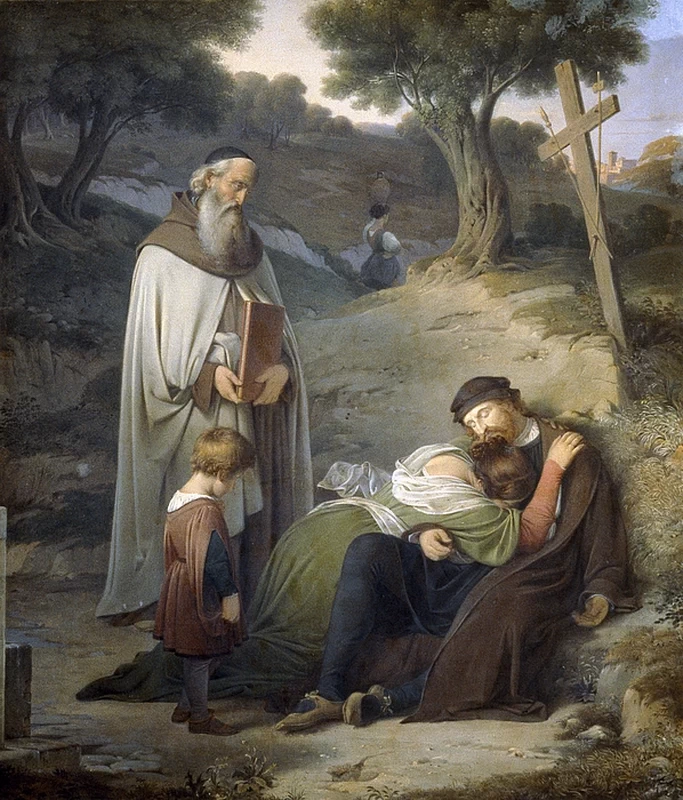 La morte del Correggio - Thorvaldsens Museum, Copenaghen